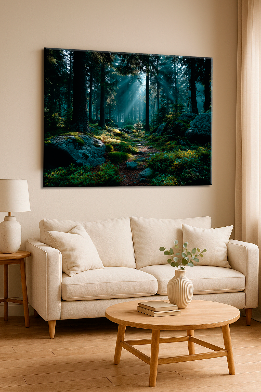 Sunbeams in the Forest