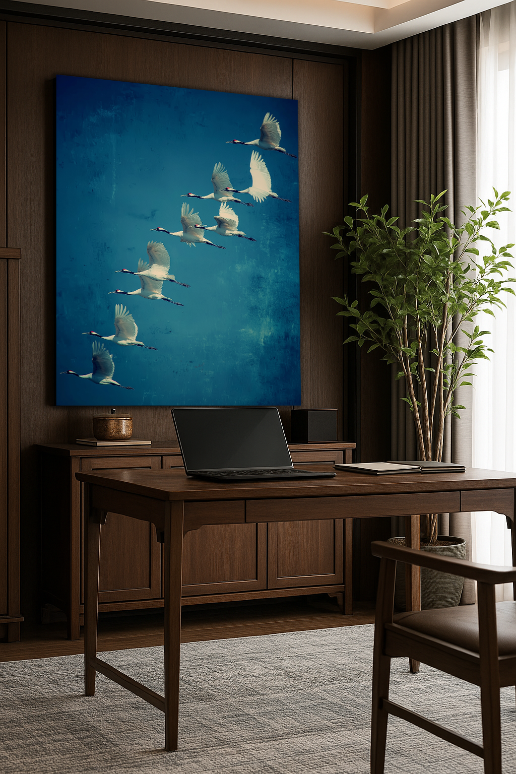 Sky Dancers – Crane Flight Canvas Art