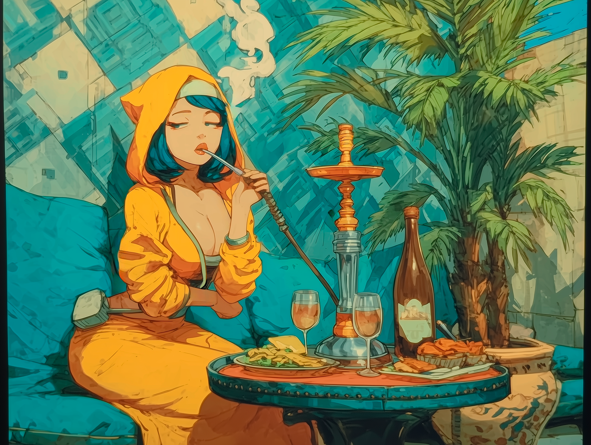 Lazy Luxe – Hookah Lounge Girl